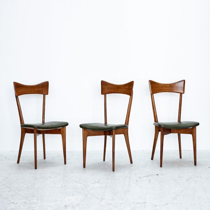 Italian Dining Chairs by Ico Parisi, 1950s