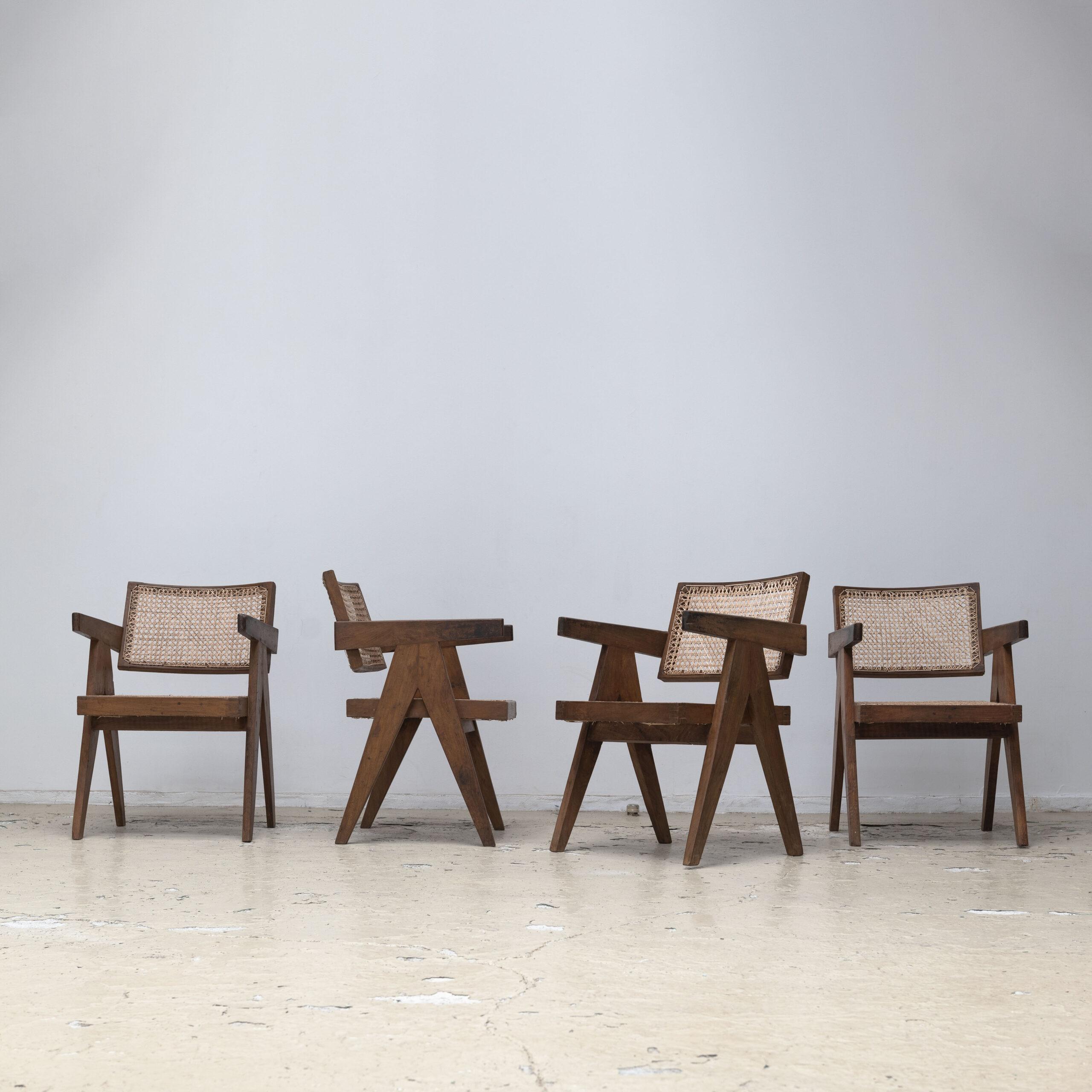 Pierre Jeanneret ピエール・ジャンヌレ オフィスチェア 【超歓迎され 