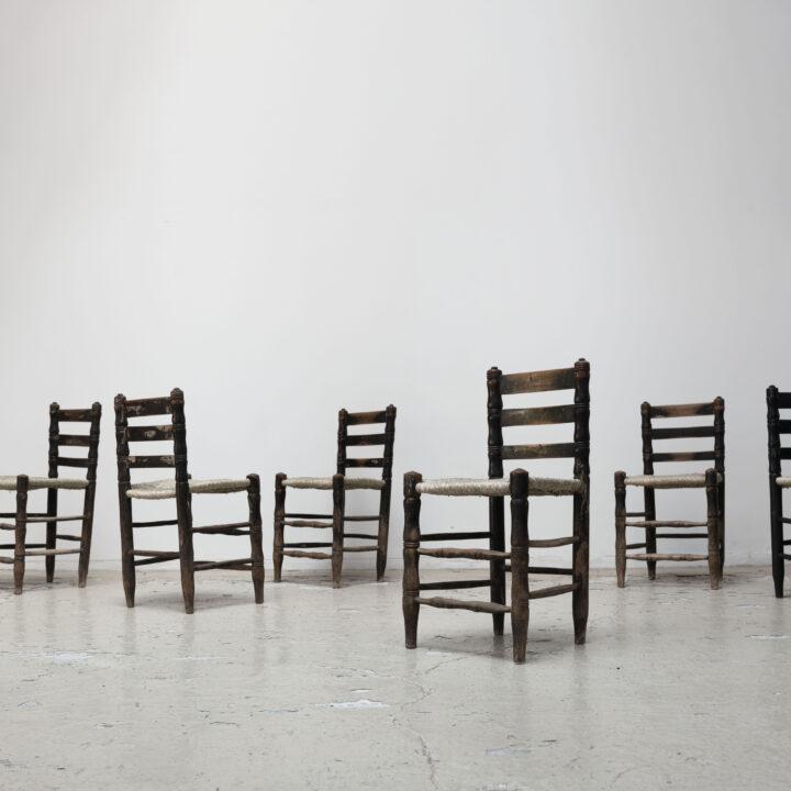 Spanish Antique rush chairs
