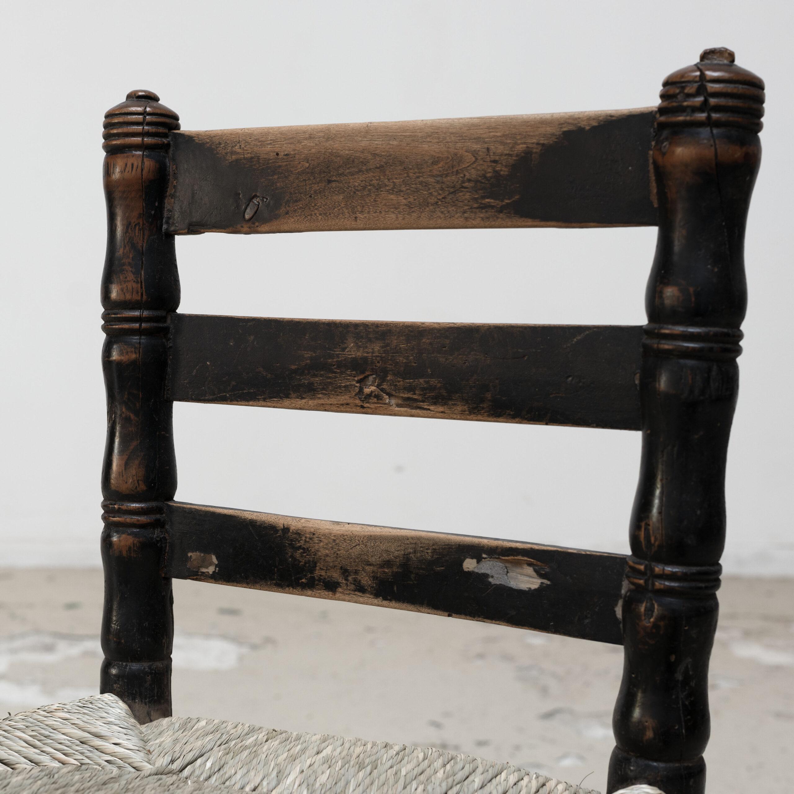 Spanish Antique rush chairs,アンティーク,椅子