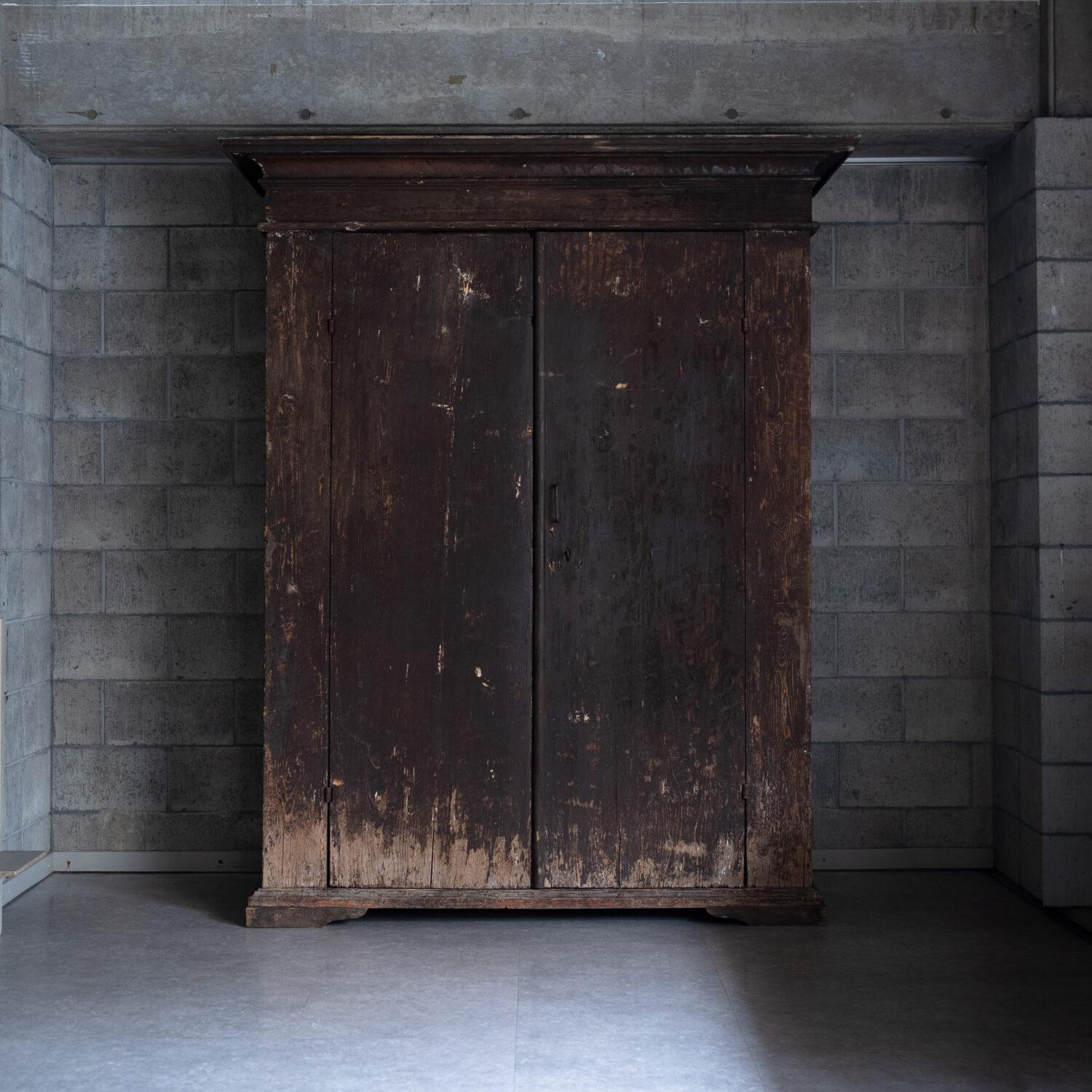 Italian Antique Wooden Cabinet