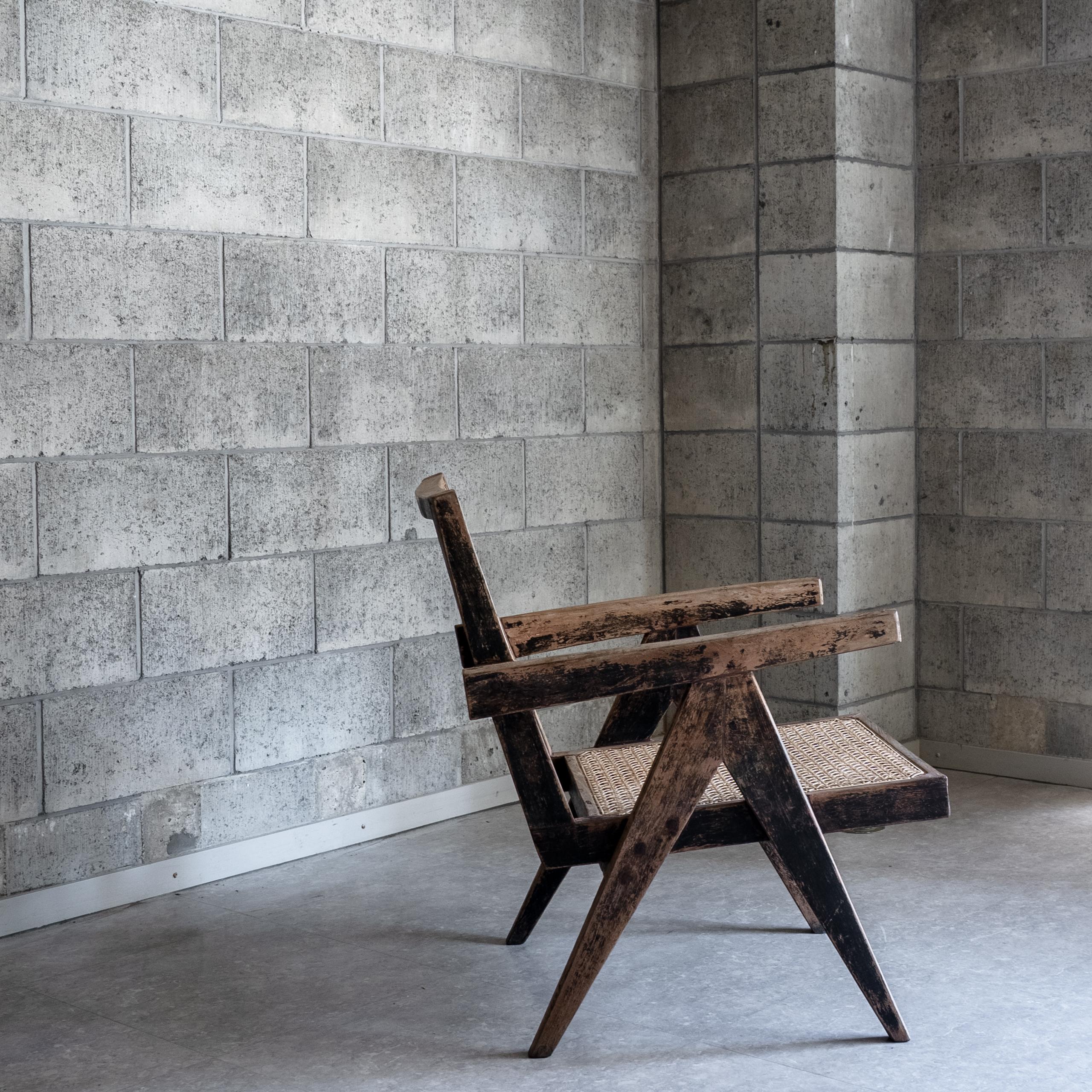 Pierre Jeanneret, easy black patina