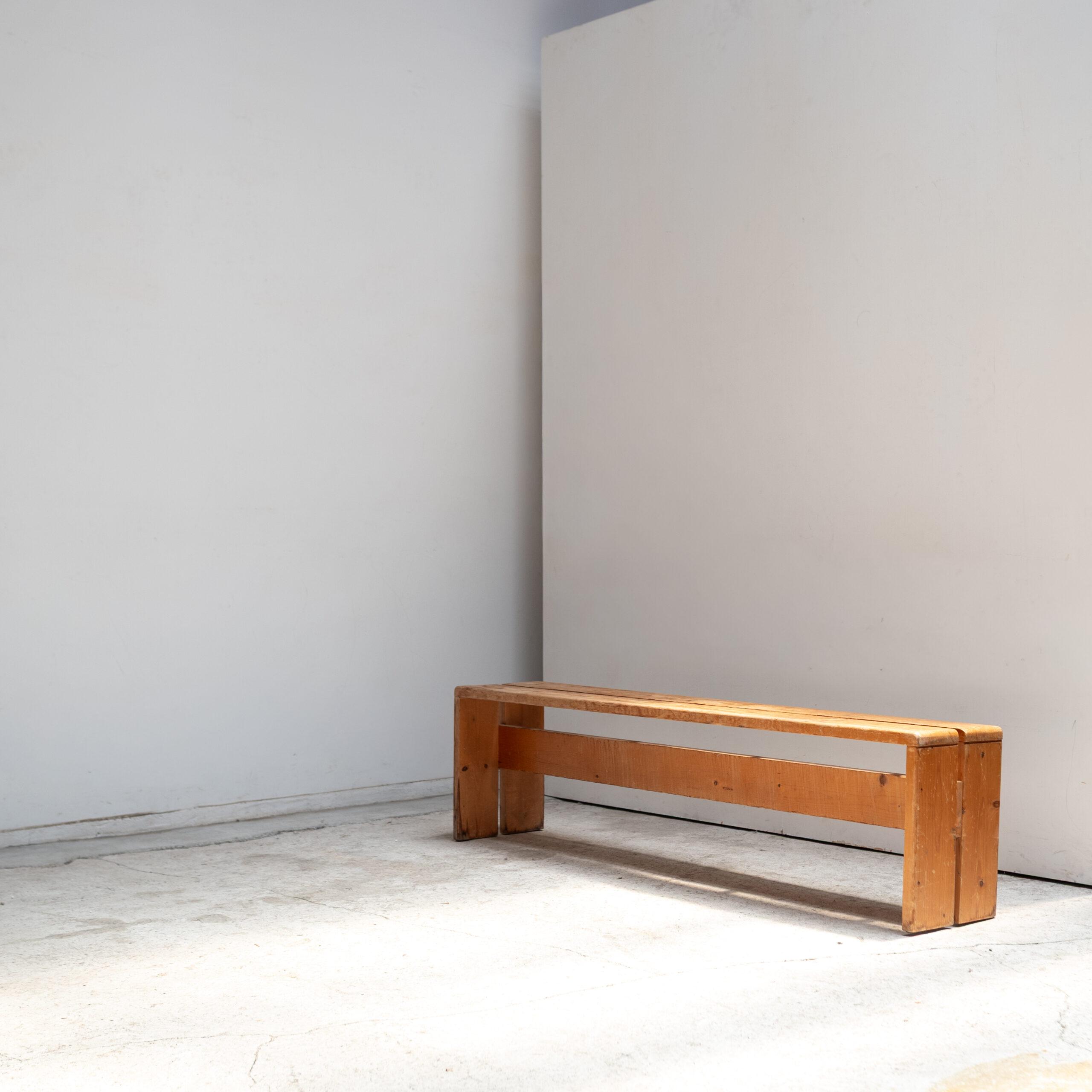 Perriand, pine bench
