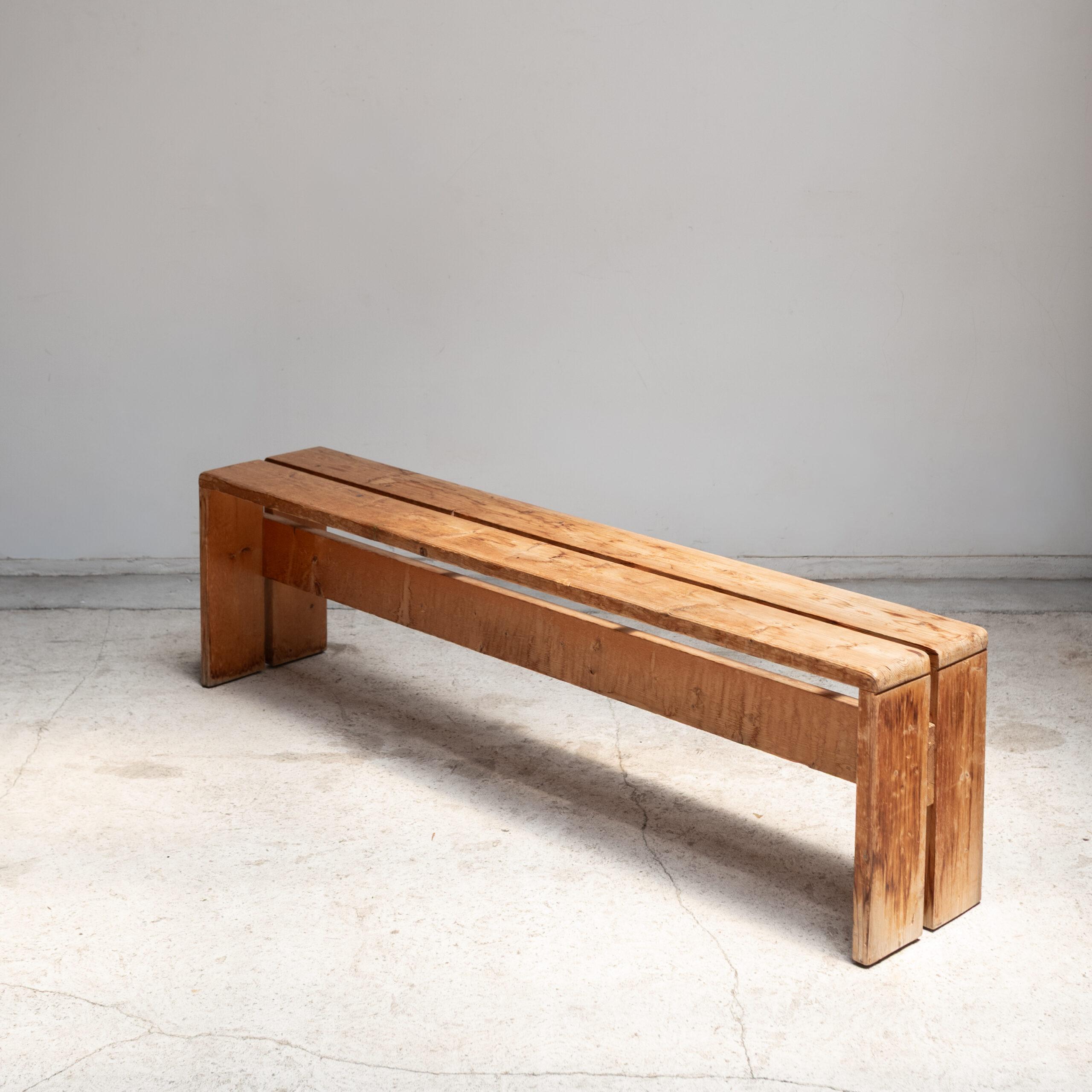 Perriand, pine bench