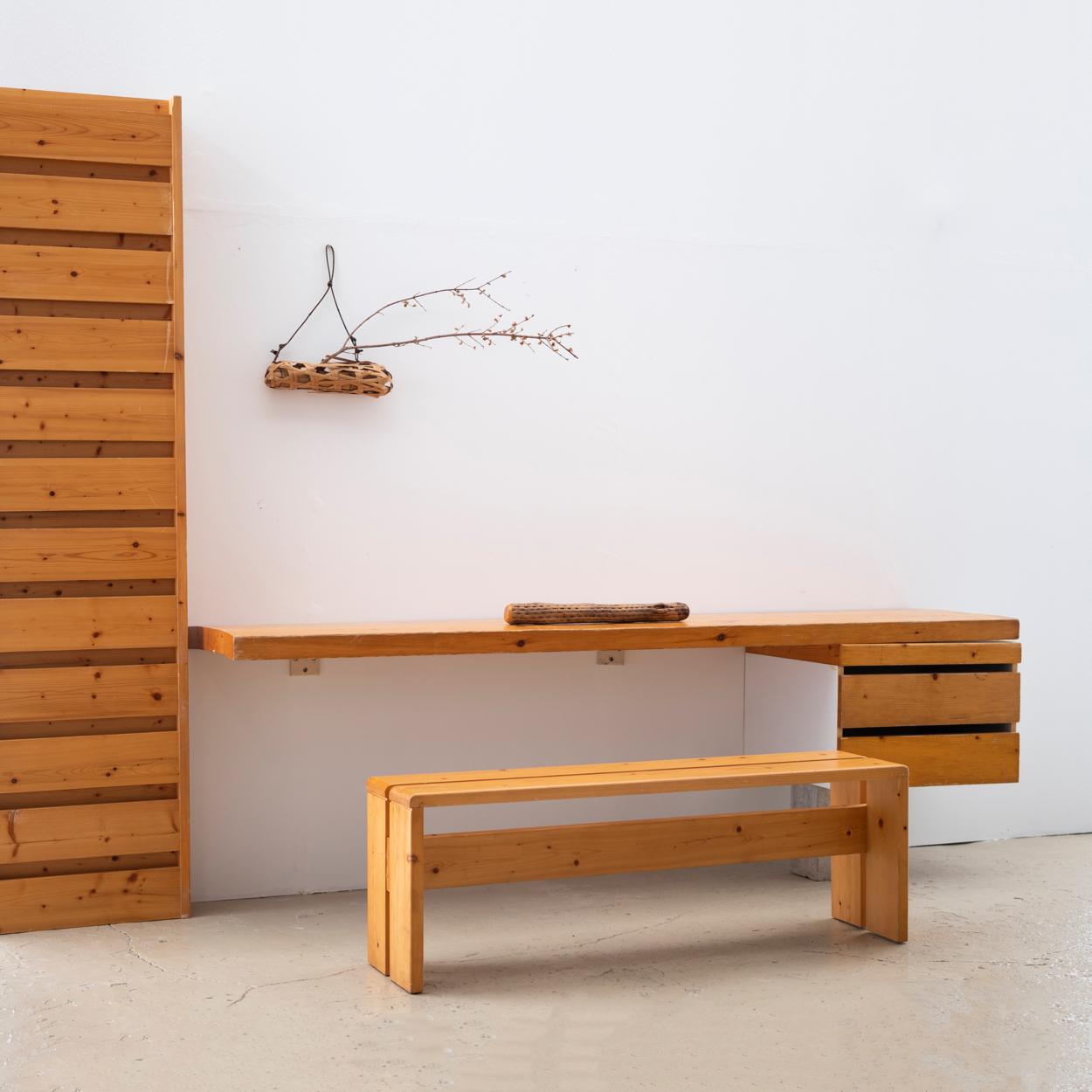 Wall Mounted Desk with Drawer Les Arcs 1800 - Objet d