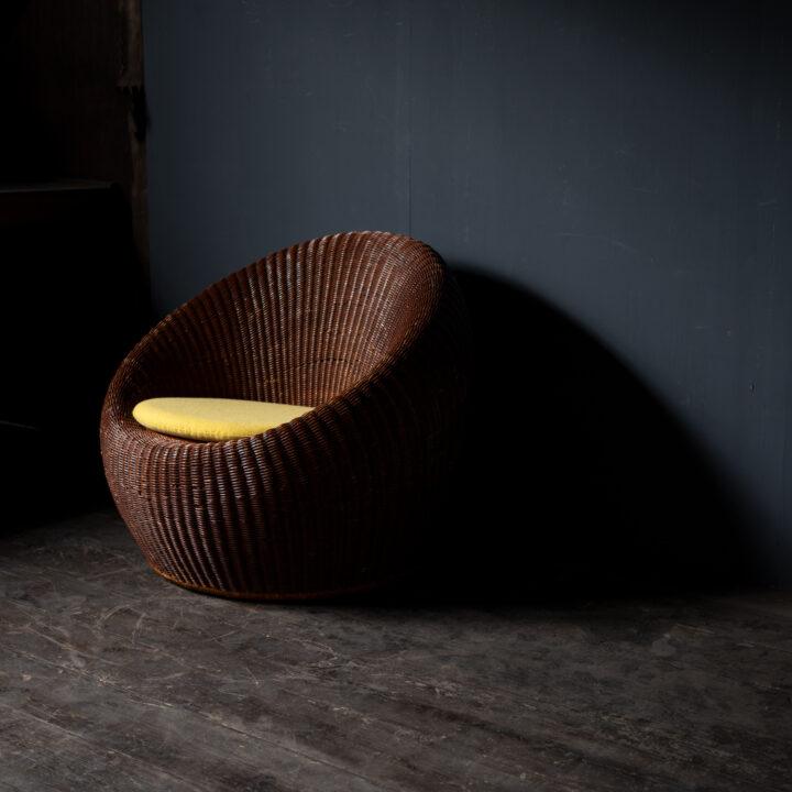ISAMU KENMOCHI – Rattan Lounge Chair