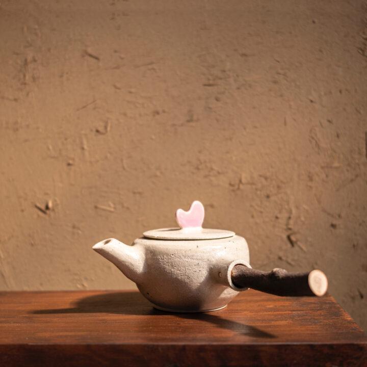 Wooden Branch Handle Teapot