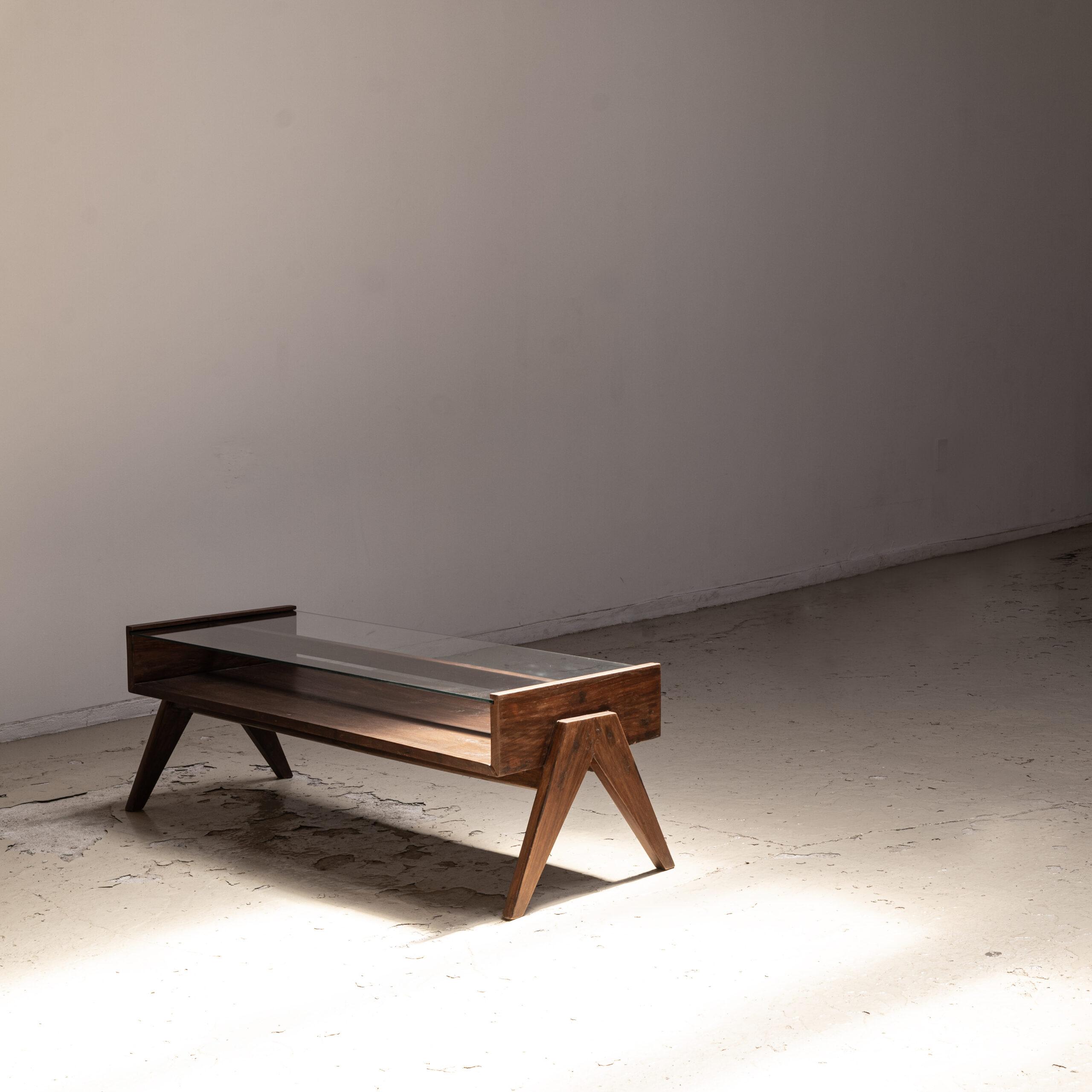 Pierre Jeanneret
coffee table
glass table,ピエール ジャンヌレ
