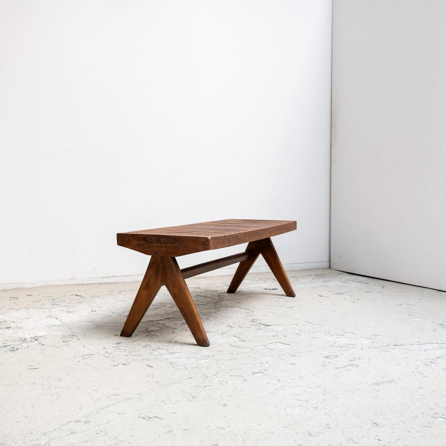 PIERRE JEANNERET – Teak Bench