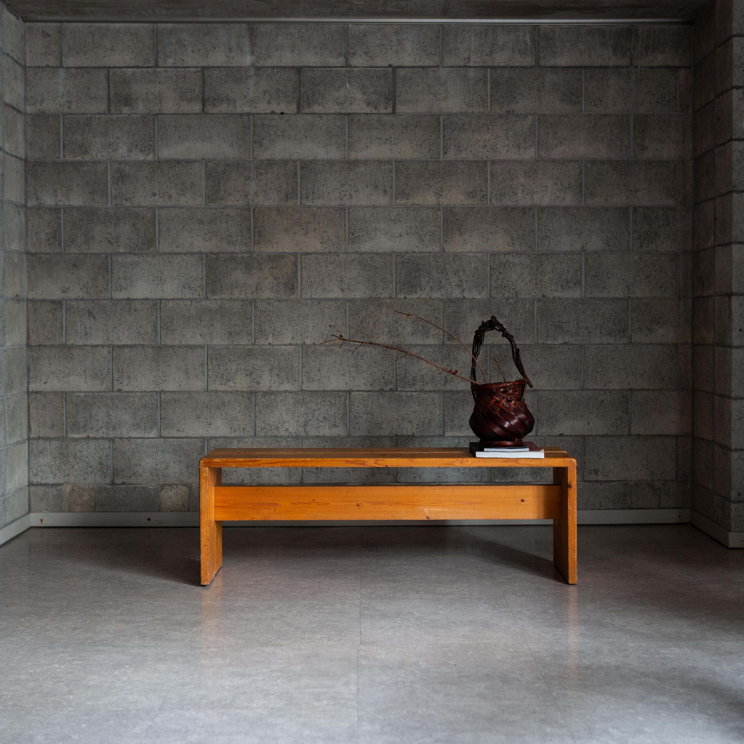 Charlotte Perriand, bench, シャルロット・ペリアン、ベンチ