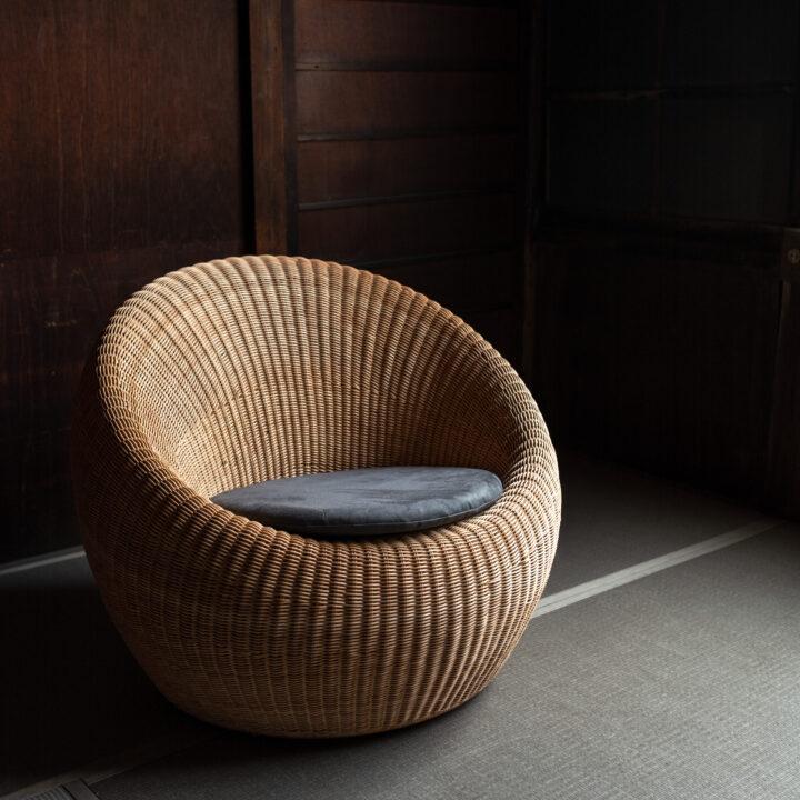 ISAMU KENMOCHI – Rattan Lounge Chair