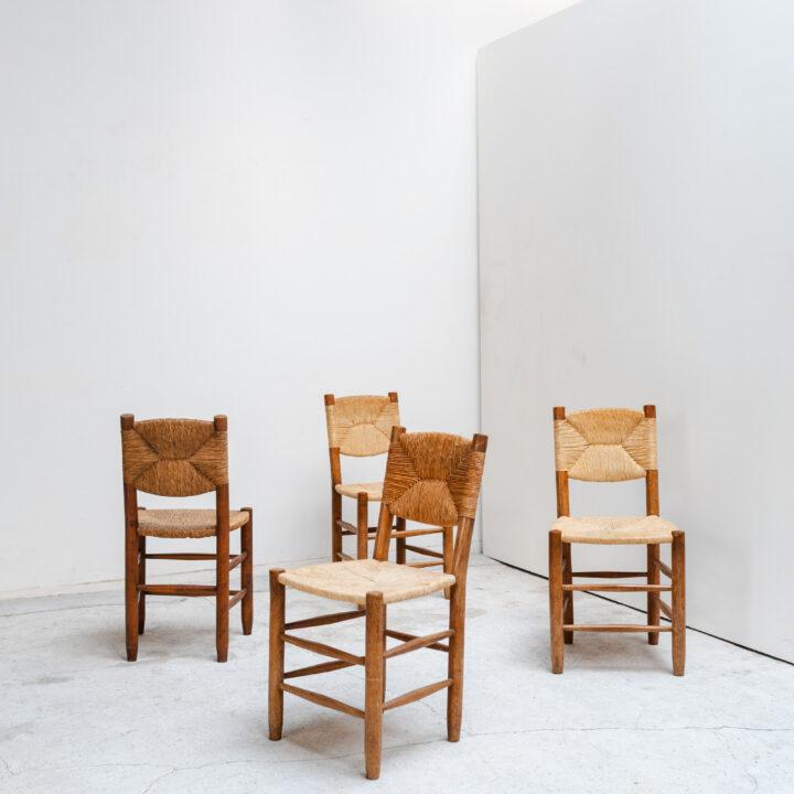 CHARLOTTE PERRIAND – N°19 Bauche Chairs set of 4