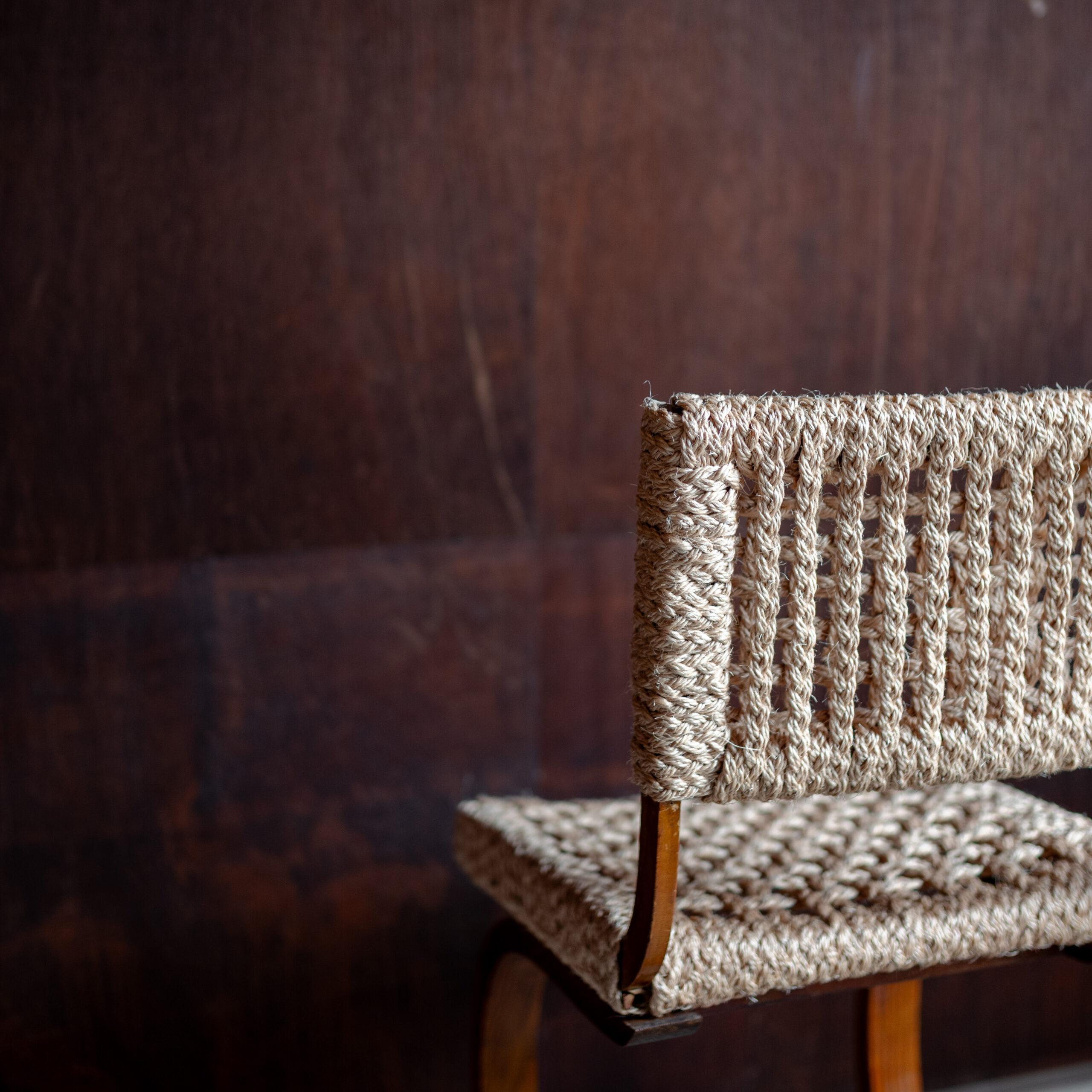 AUDOUX-MINET, Rope Chair 