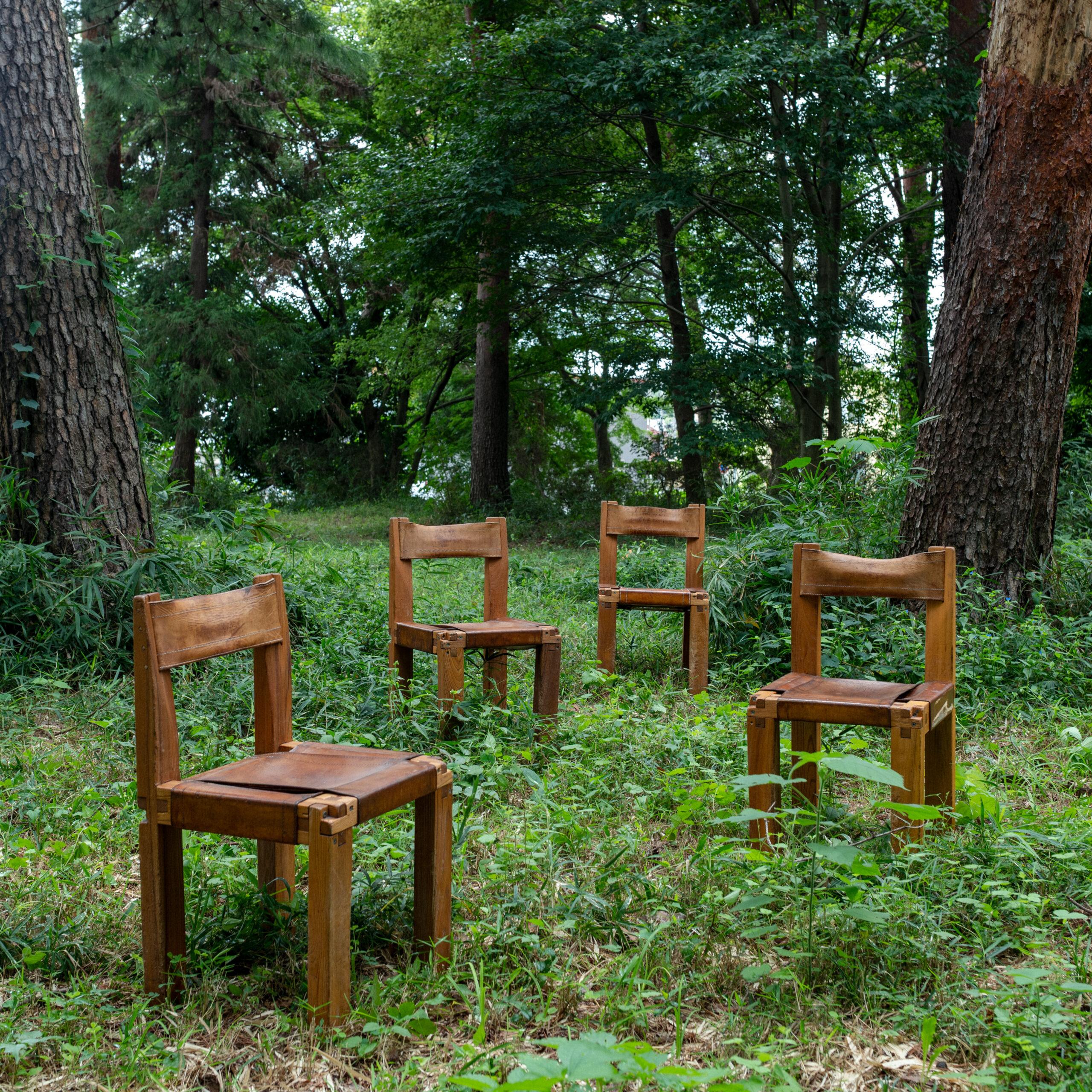 Pierre Chapo, chair set
