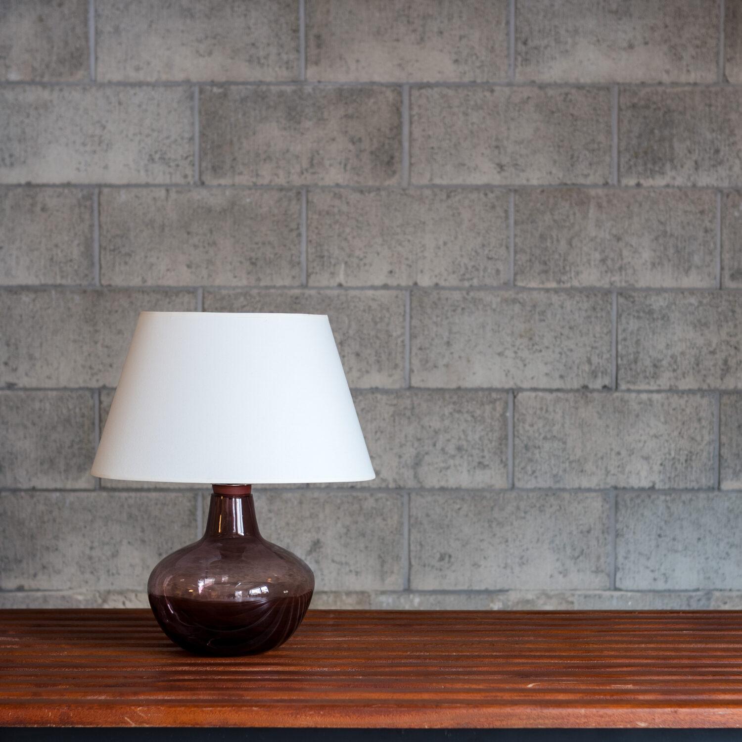 CLAUDE MORIN – Glass Table Lamp