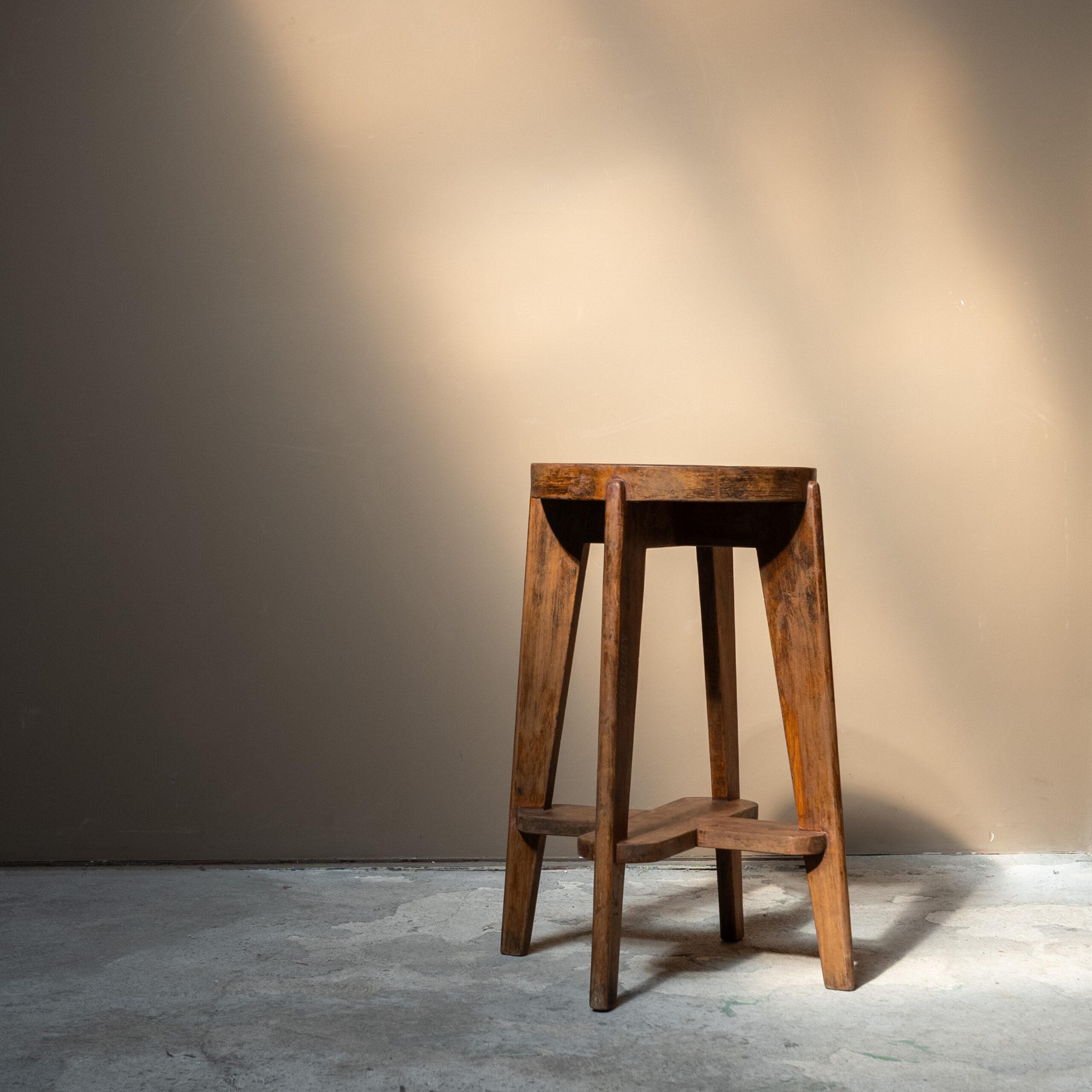 Pierre Jeanneret, high stool